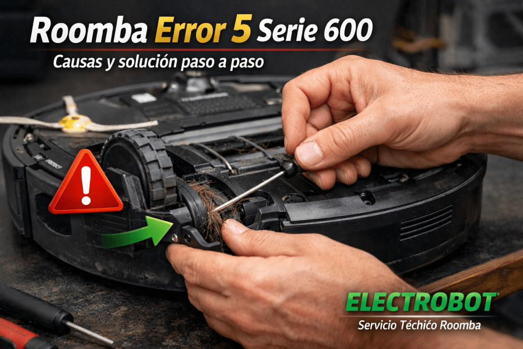 Error 5 en Roomba Serie 600