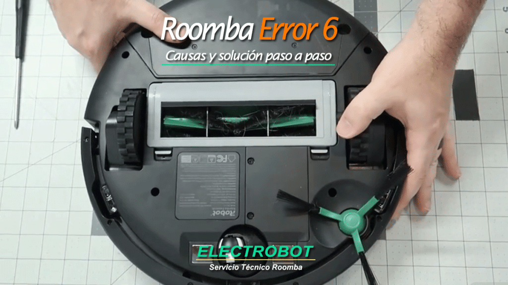 Roomba Error 6 Serie Combo: descubre qué significa, por qué aparece y cómo solucionar paso a paso los problemas de sensores de desnivel.