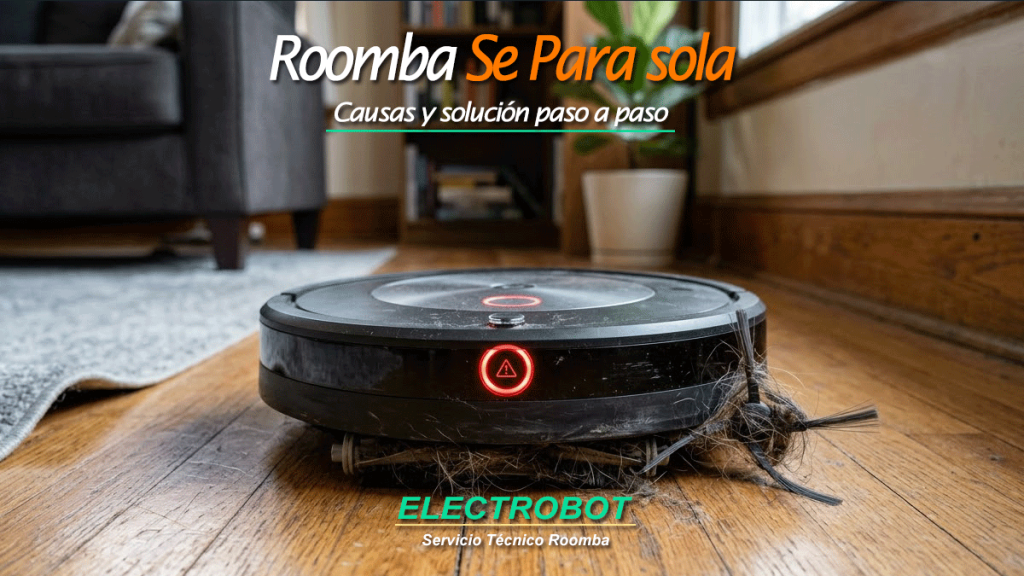 Roomba se para sola durante la limpieza